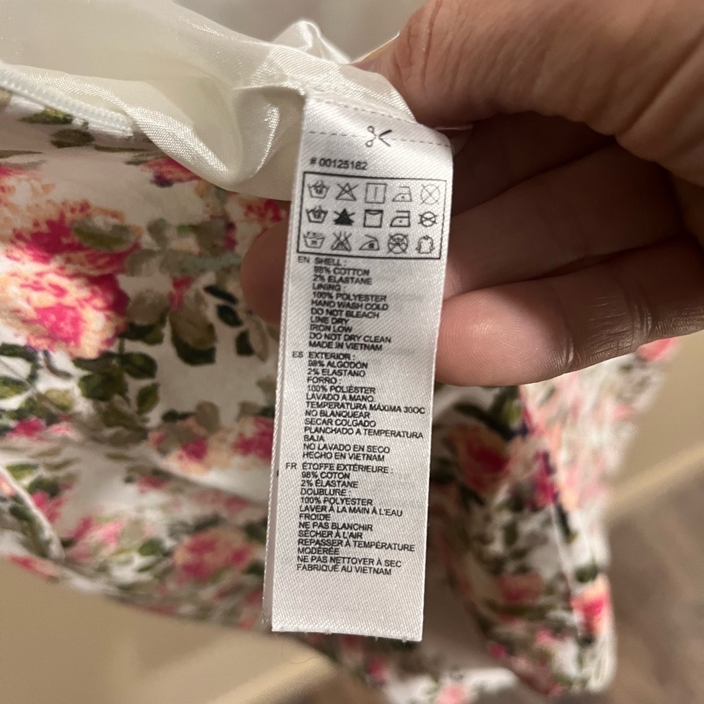 Forever 21  Cottagecore Fitted Midi Dress‎ Rose Print Medium Coquette Soft Girl - Picture 10 of 10